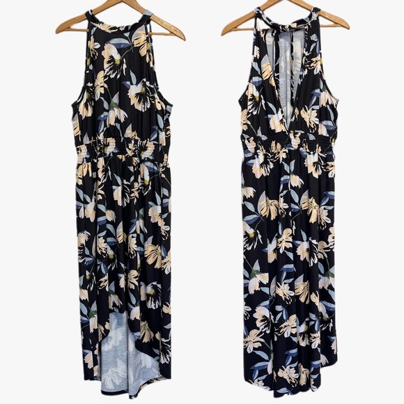 NWOT Tropical Floral Print Sleeveless Dress Womens Size XL - Picture 2 of 9